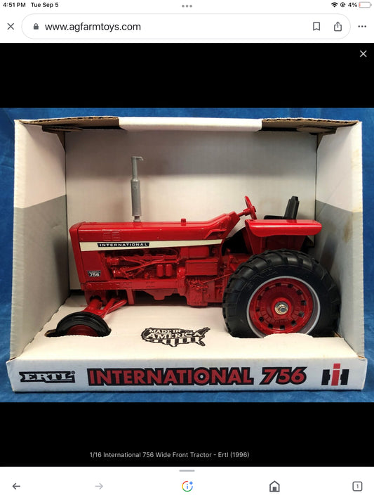 Vintage ERTL International 756 Tractor
