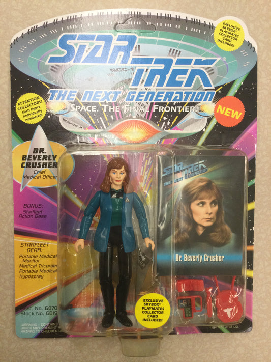 PlayMates Star Trek Next Generation: Space. The Final Frontier “Dr. Beverly Crusher”