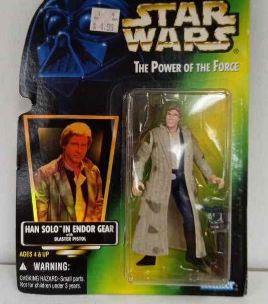 Kenner Star Wars The Power Of The Force “Han Solo” in Endor Gear