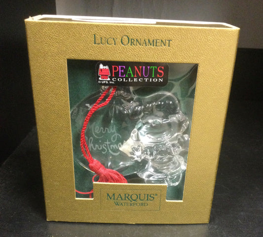 Marquis Waterford Peanuts Lucy Ornament