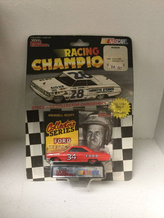 Racing Champions Stock Car Wendell Scott #34 By Nascar