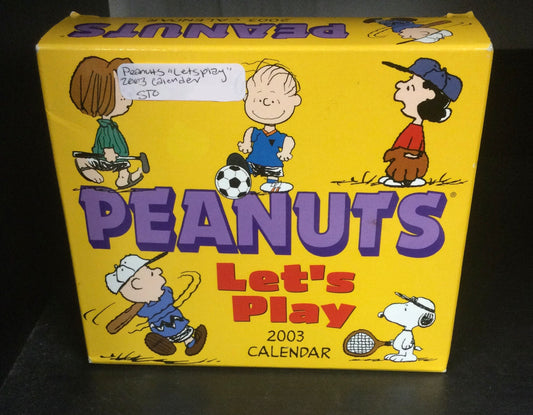 Peanuts “Let’s Play” 2003 Calendar