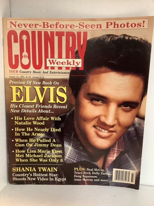 Country Weekly Magazine Elvis Presley 1995