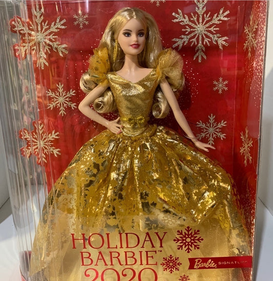 𝅺2020 Holiday Barbie® by Mattel.